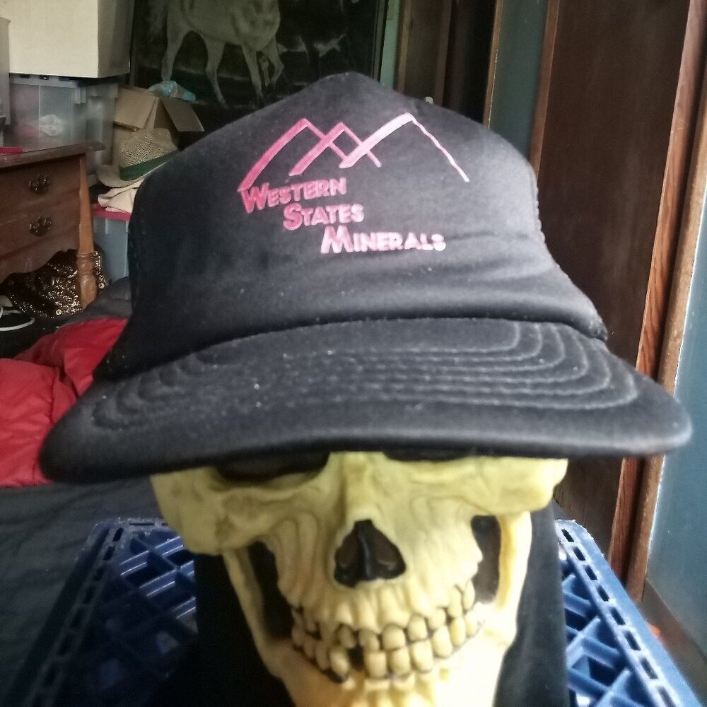 Deadstock Vintage Western State Minerals Snap Trucker Hat Cap